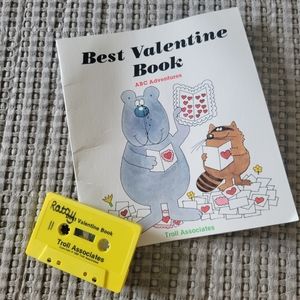 "Best Valentine Book ABC Adventures" book by Pat Whitehead with audio cassette